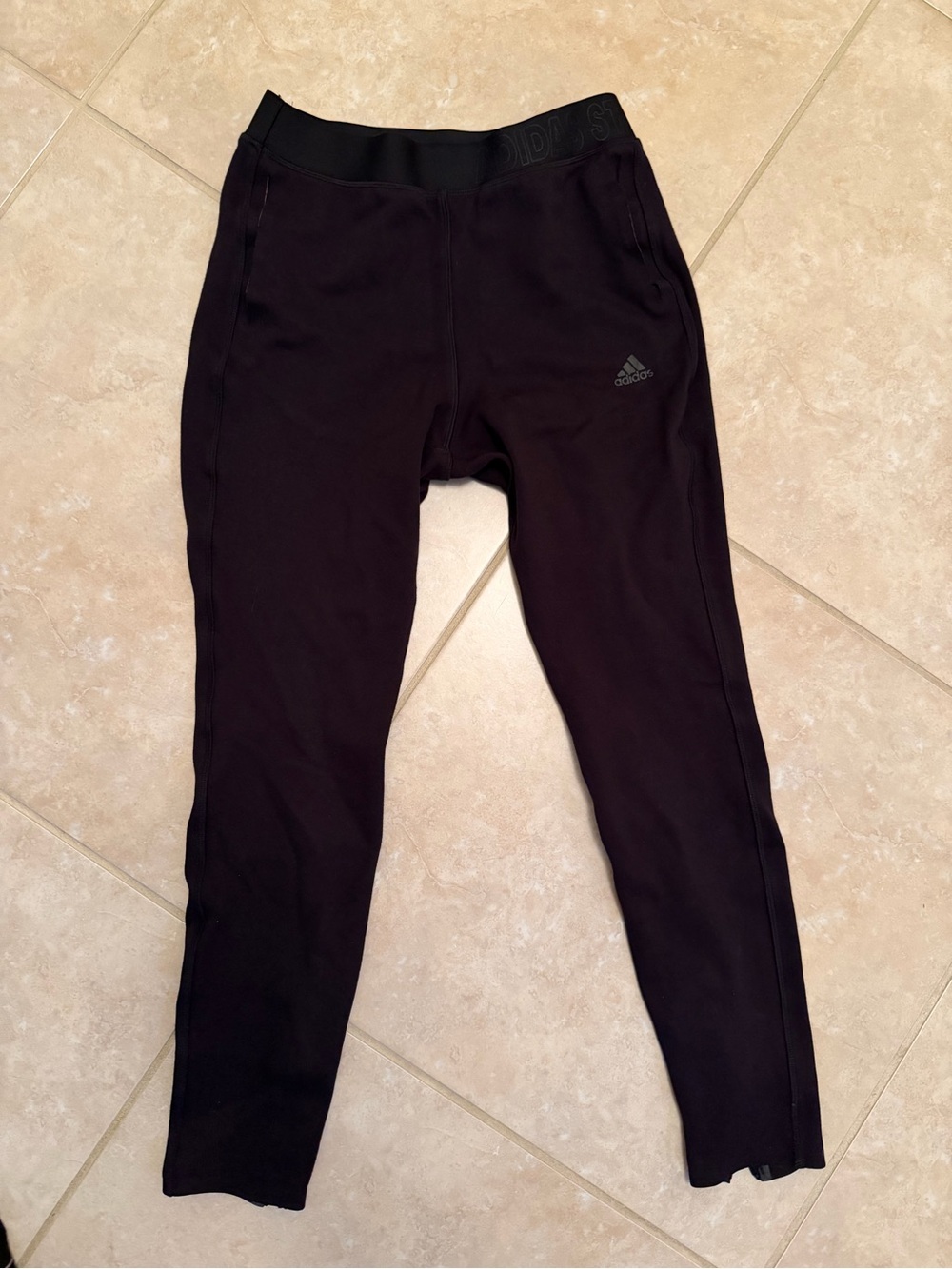 Adidas Black running joggers Performance Leggings